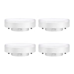 9W G53 LED Light Bulb, 6500K Pack of 4, AAJ0970