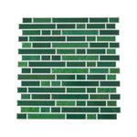 10Pcs Self-Adhesive Wall Tile Stickers with Marble Effect, HF070428