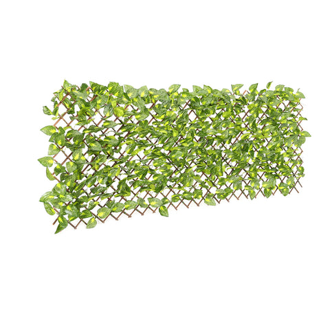 1PC Expandable Artificial Plant Hedge Privacy Garden Fence, LG0821