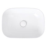 Ceramic Countertop Basin with Central Drain Set, MB150006