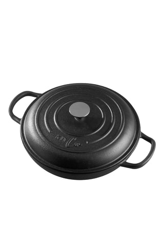Dual-handle Round Cast Iron Pot, WB0178 (Ver.2)