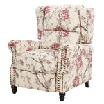 Fabric Upholstered Sofa Pushback Reclining Chair Armchair, FL050184