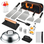 17Pcs Griddle Accessories Kit Stainless Steel Flat Top Teppanyaki Tools Set, CT1052 (Ver.2)
