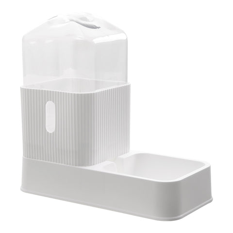 Livingandhome Gravity Automatic Pet Feeder and Water Dispenser Set, WF0125