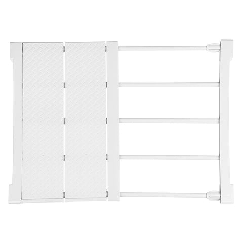 30-40cm Weißes Verstellbares Schrank-Spannregal, HM080005 (DE)