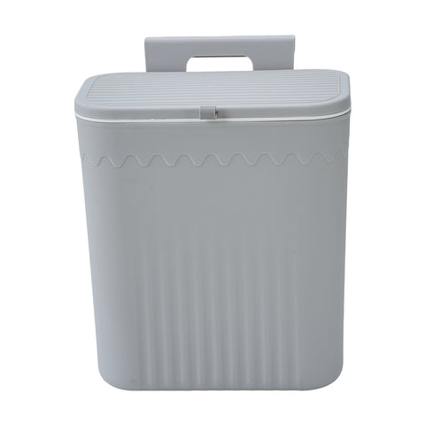 Hanging Rubbish Bin With Lid for Kitchen Bathroom, KT0132