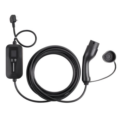Type 2 to 3 Pin Plug EV Charger Cable with TFT Display, US030003