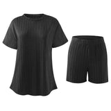 Short Sleeve Loungewear Set, CC061712