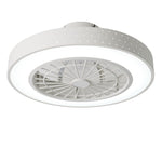 Livingandhome Round Acrylic Ceiling Mount LED Fan Light, DM0805