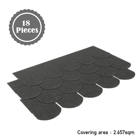 Livingandhome 18Pcs Asphalt Shingles Bitumen Roofing, AI1627