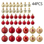 44-piece Christmas Ornaments for Christmas Tree Decorations, IF320032