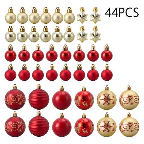 44-piece Christmas Ornaments for Christmas Tree Decorations, IF320032