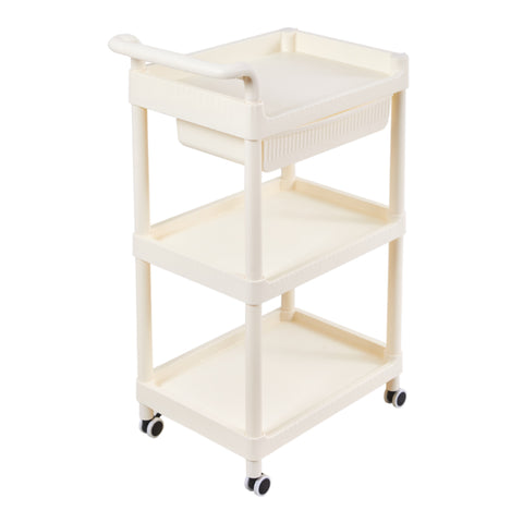 3-Tier PP Rolling Storage Organiser with Drawer, WM0795