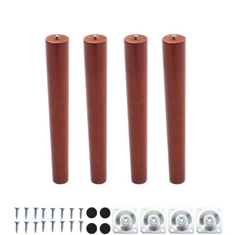4Pcs Vertical Wooden Furniture Legs, PM0645