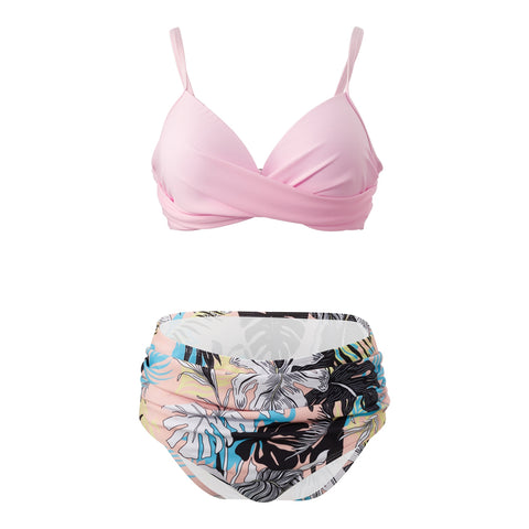 High-waisted Two-Piece Swimsuit Set, CC060110 (Ver.2)