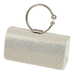 Rhinestone Evening Clutch Bag with Circle Handle, CB300058