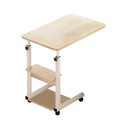 Height Adjustable Mobile Table Overbed Desk with Wheels, SC1896