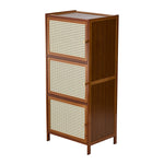 3-Tier Bookcase with Doors, FL250059 (VER.2)