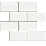 10Pcs Peel and Stick 2.5mm Backsplash Tiles, SW0900