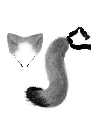 Halloween Cosplay Fox Tail and Ear Headband Set, JR0012