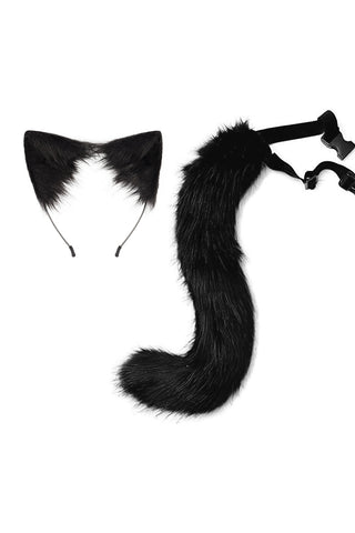 Halloween Cosplay Fox Tail and Ear Headband Set, JR0011
