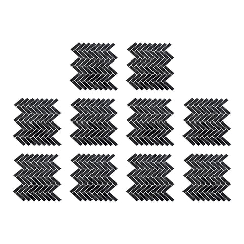 10Pcs Self-Adhesive Wall Tile Stickers, HF070005