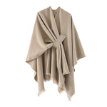 Oversized Plain Shawl Wrap, CA290103