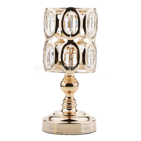 Livingandhome Decorative Gold Metal Ornate Candle Holder, WH0217