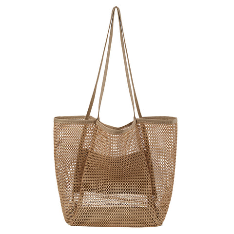Mesh Beach Bag for Toiletries and Swimwear Storage, CB300093