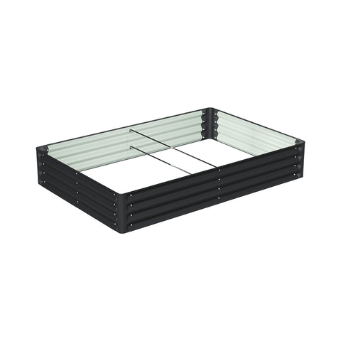 Rectangular Galvanized Steel Raised Garden Bed, PM1802 (Ver.2)