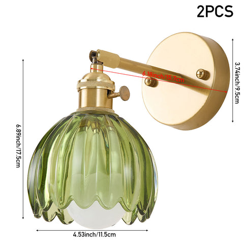 2PCS Rechargeable Wall Lamps with Remote Control & 12 RGB Colours, LI210117