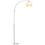 Modern Arched Floor Lamp with Marble Base, FI0005