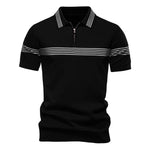 Turn-Down Short-Sleeve Polo Shirt, CC290418