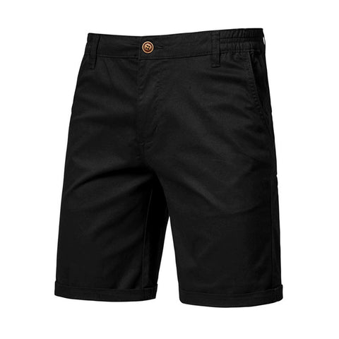 Casual Cotton Straight Fit Chino Shorts, CC290364