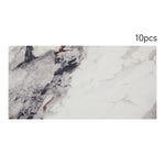 10Pcs Peel and Stick Marble Wall Stickers, SW0994 (Ver.2)