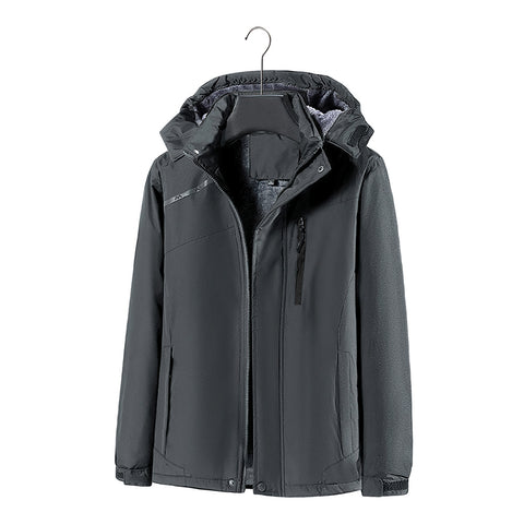 XL-size Waterproof Jacket with Removable Hood, WO0473