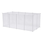 12 Panels Portable Clear Pet Playpen Fence for Outdoor and Indoor Use, CT0644 (Ver.2)