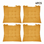 Set of 4 Comfortable Square Chair Cushions, HT390393