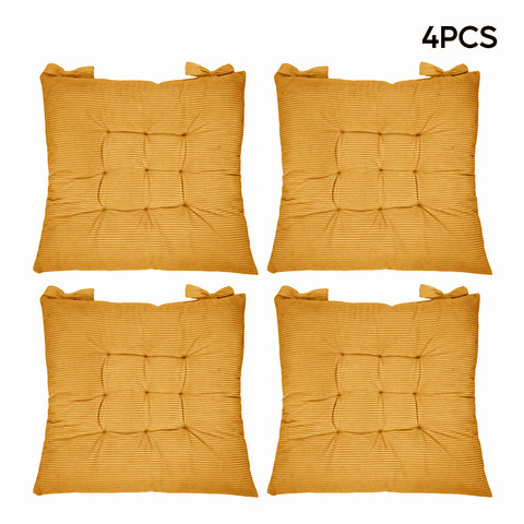 Set of 4 Comfortable Square Chair Cushions, HT390393