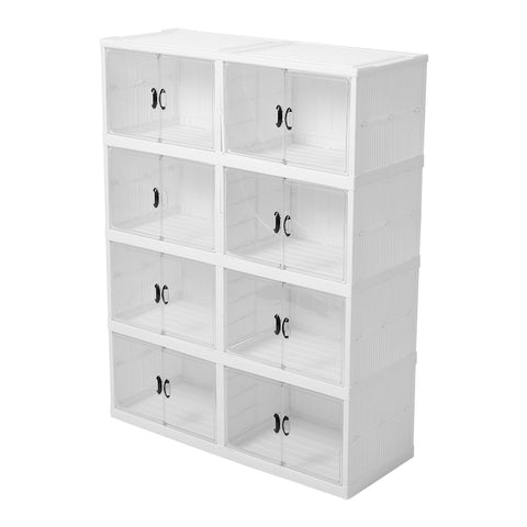4-Tier Foldable Storage Box with Magnetic Doors, SW1016 (VER.2)
