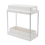 Livingandhome 2-Tier Under Sink Pull Out Storage Organizer, KT0016