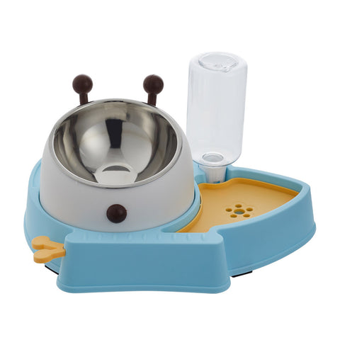 Pet Feeder and Water Dispenser Set with Slow Feeder, CT1023