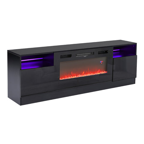 Recessed Electric Fireplace TV Stand with Remote Control, ZH1710PM1351