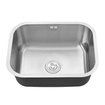 Single Bowl Stainless Steel Sink with Strainer Waste kit, DM0670