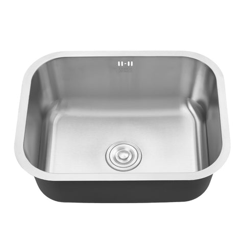 Single Bowl Stainless Steel Sink with Strainer Waste kit, DM0670