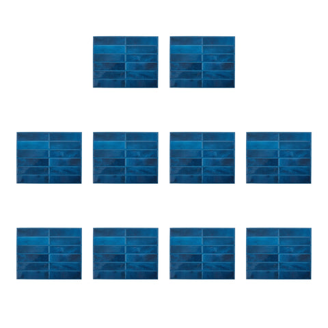 10Pcs Self-Adhesive Wall Tile Stickers, HF070020 (Ver.2)