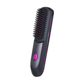 35W Cordless Three Adjustable Temperature Hair Straightener Brush with Charging Base, BH590033