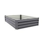 Galvanized Steel Square Raised Garden Bed Planter Box, PM1632