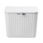 7L Hanging Wall-mounted Rubbish Bin With Lid for Kitchen Bathroom, WM0821 (Ver.2)