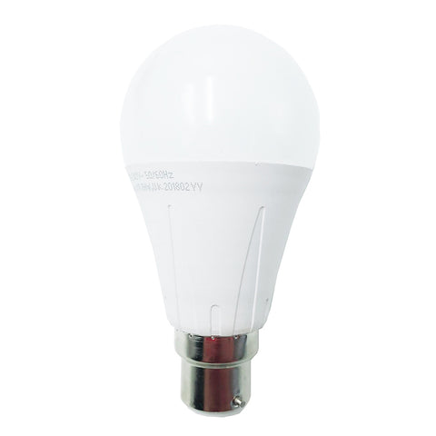 12W LED Ball Bulb B22, 3000K, Clampshell, AJ0373